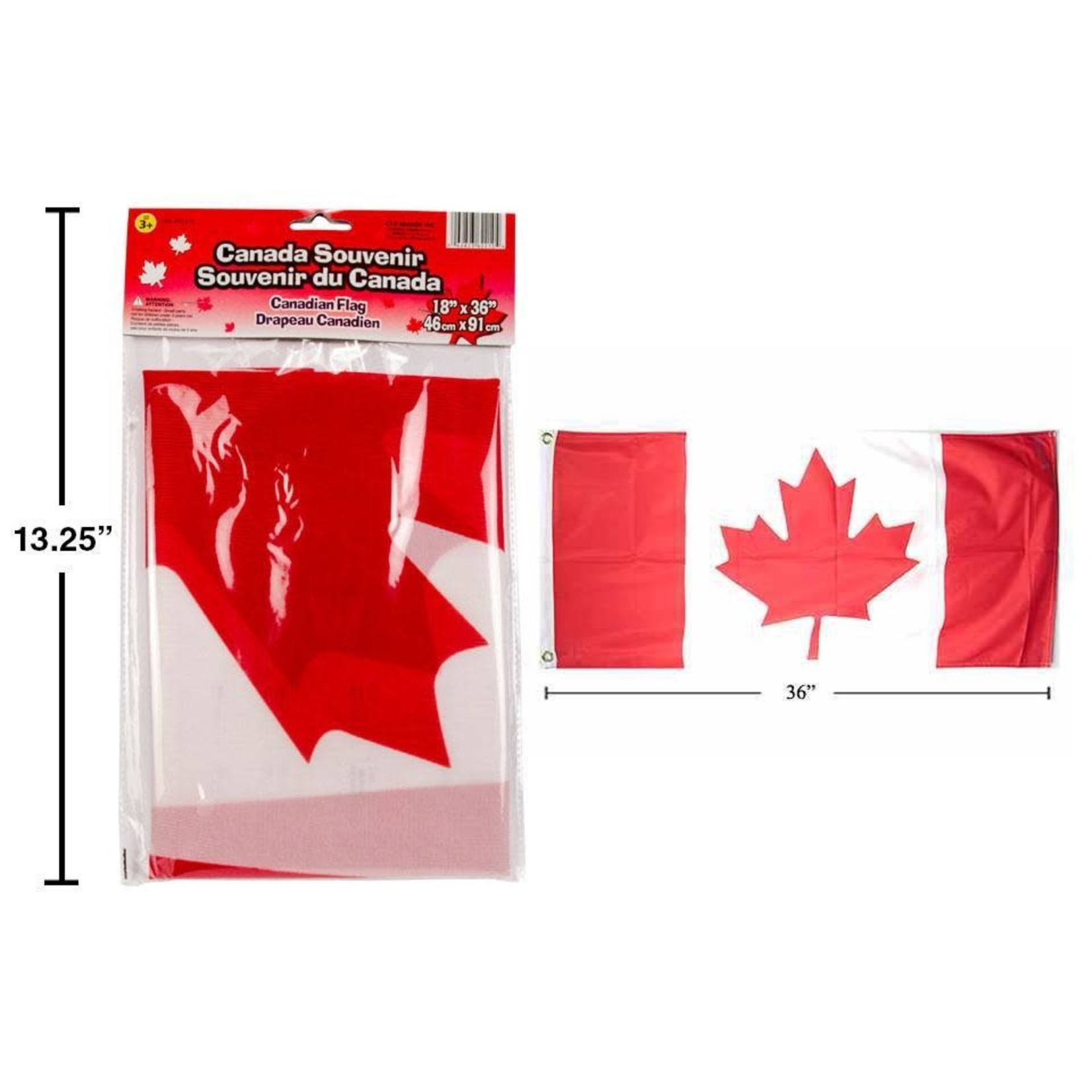 CANADA FLAG 18"X36"