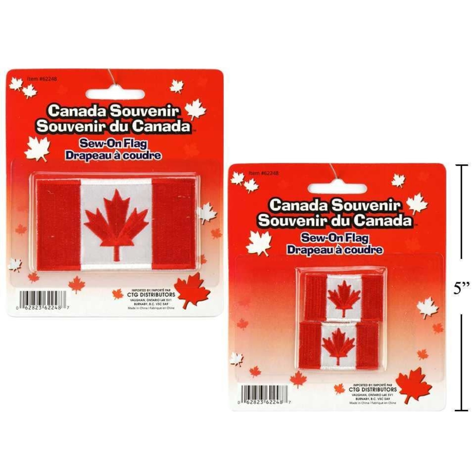 CANADA SEW ON FLAG