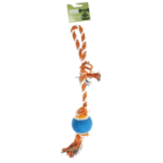 ROPE TOY WITH BALL 17IN
