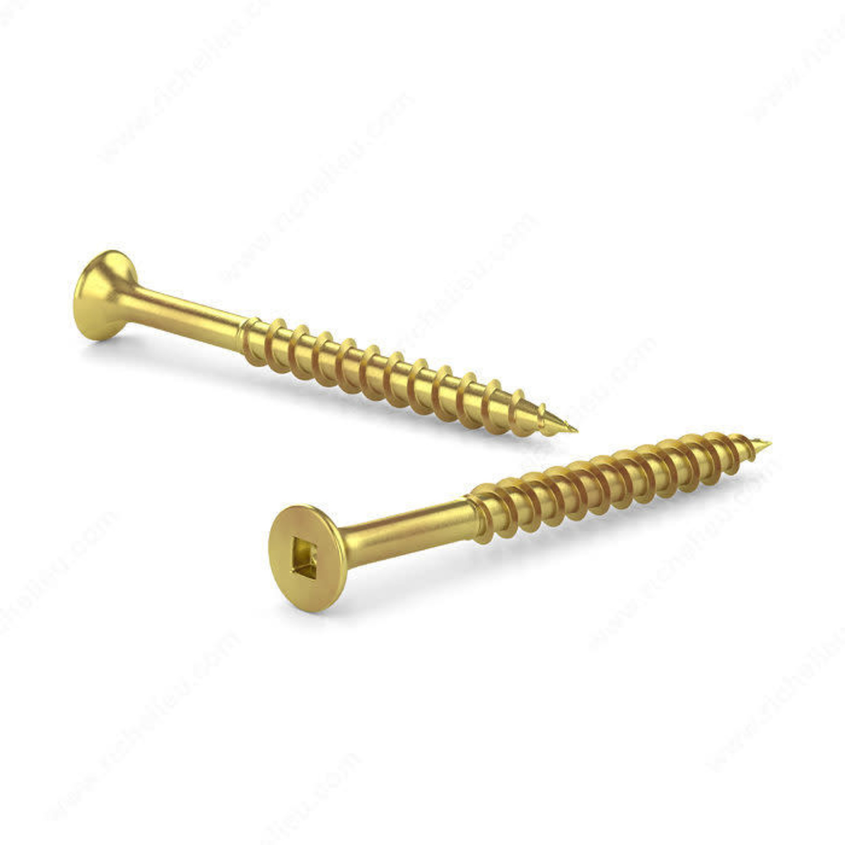 RELIABLE ALL PURPOSE YELLOW ZINC SCREW, #8 2IN, 4000PK