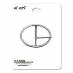 ELAN OVAL BUCKLE - 35MM (1 3/8IN) - ANTIQUE SILVER