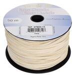 FAUX SUEDE LACING - IVORY - PER METER