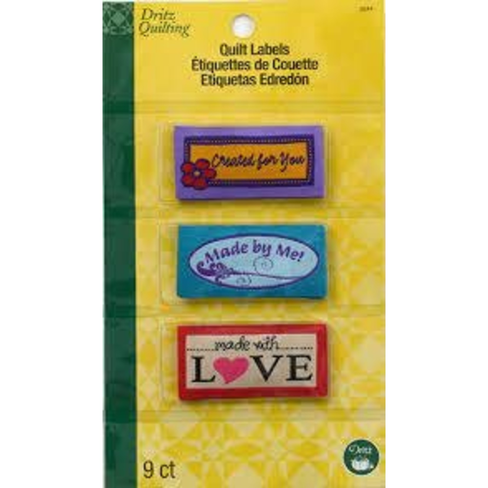 QUILT LABELS - MADE WITH LOVE