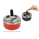 3.5IN SPINNING METAL ASHTRAY