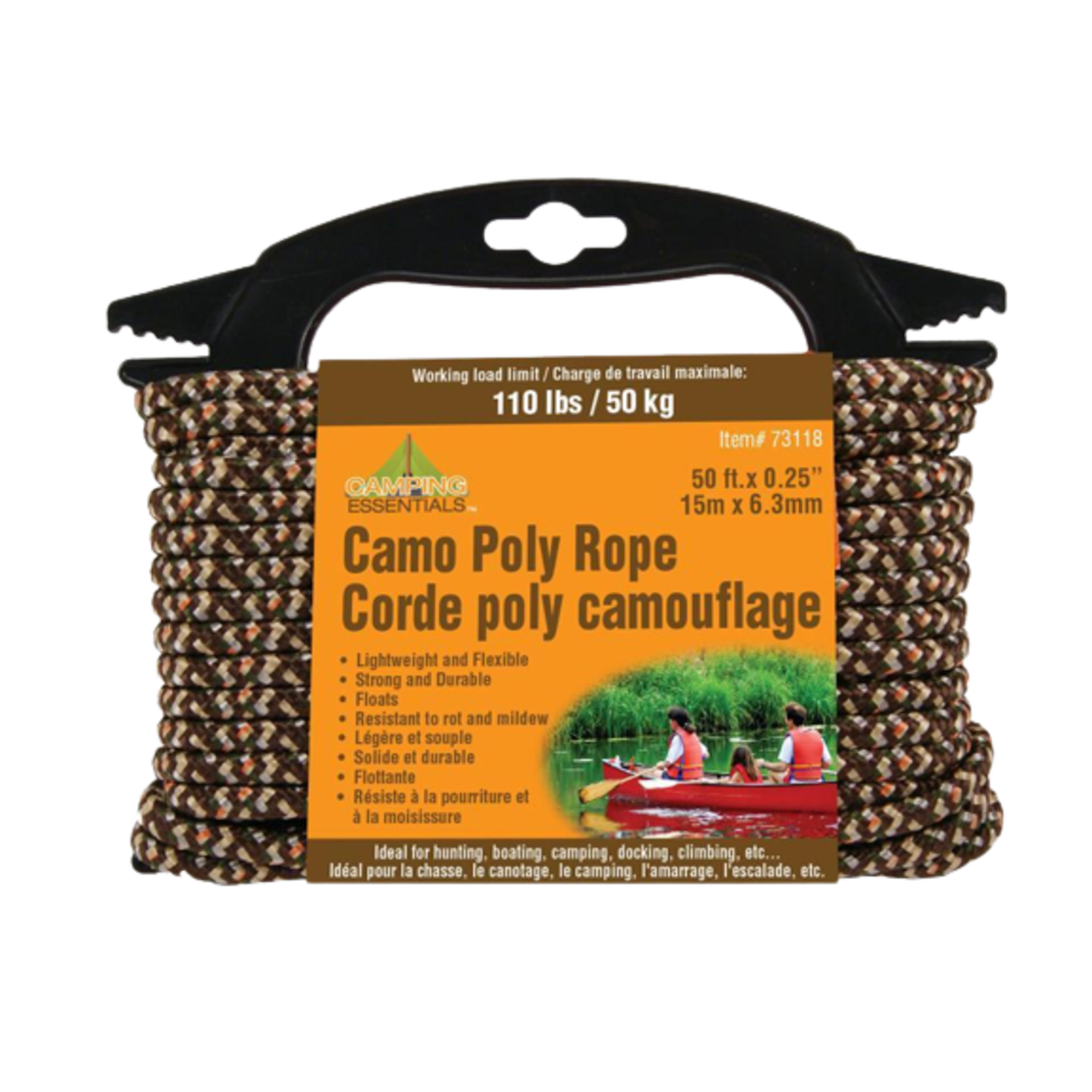 CAMPING CAMO POLY ROPE