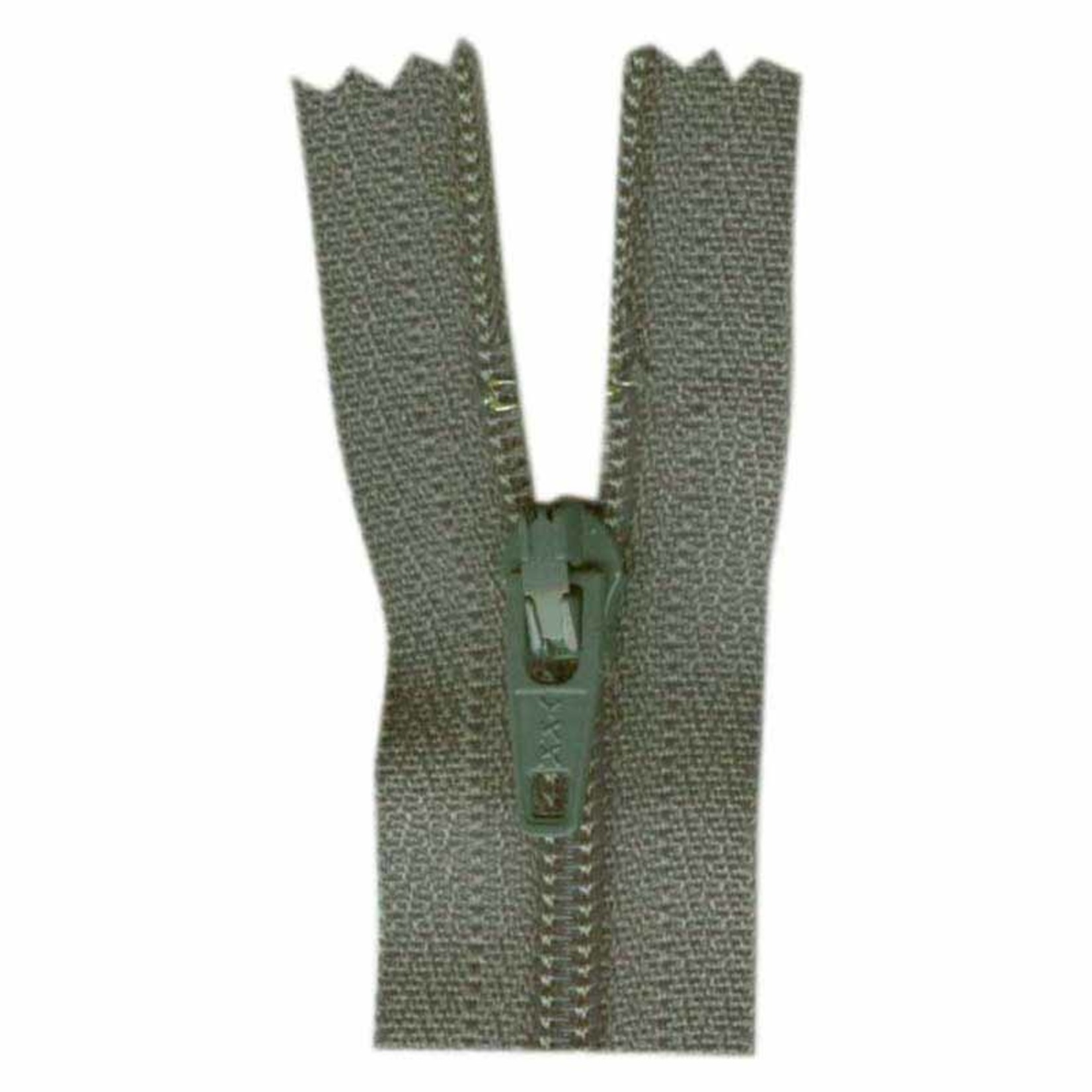 20CM CLOSED END ZIPPER - GREY