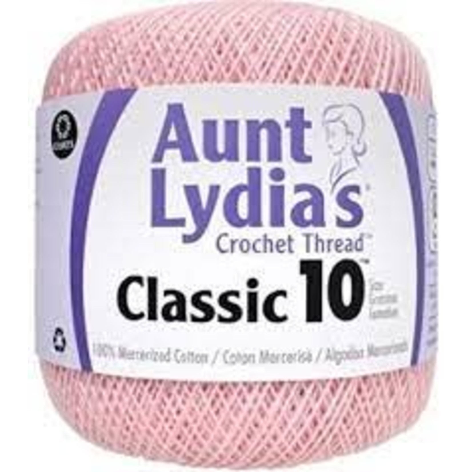 AUNT LYDIA'S CROCHET THREAD-ORCHID PINK