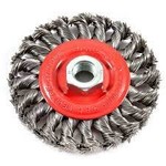 3IN KNOTTED WIRE WHEEL BEVEL BRUSH