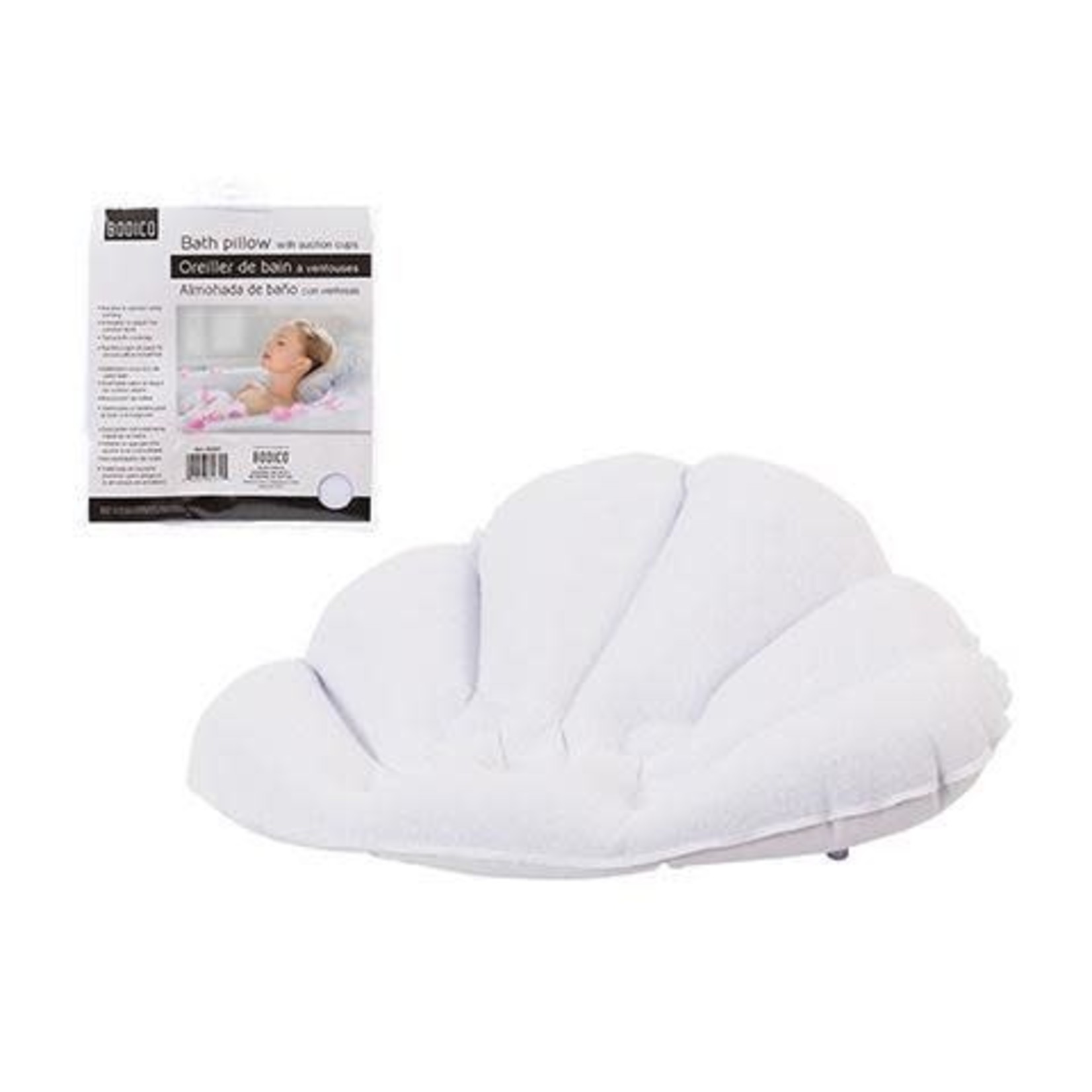 BATH PILLOW WITH SUCTION CUPS