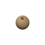 WOODEN ROUND BEAD - 3/4IN - 3/8 HOLE
