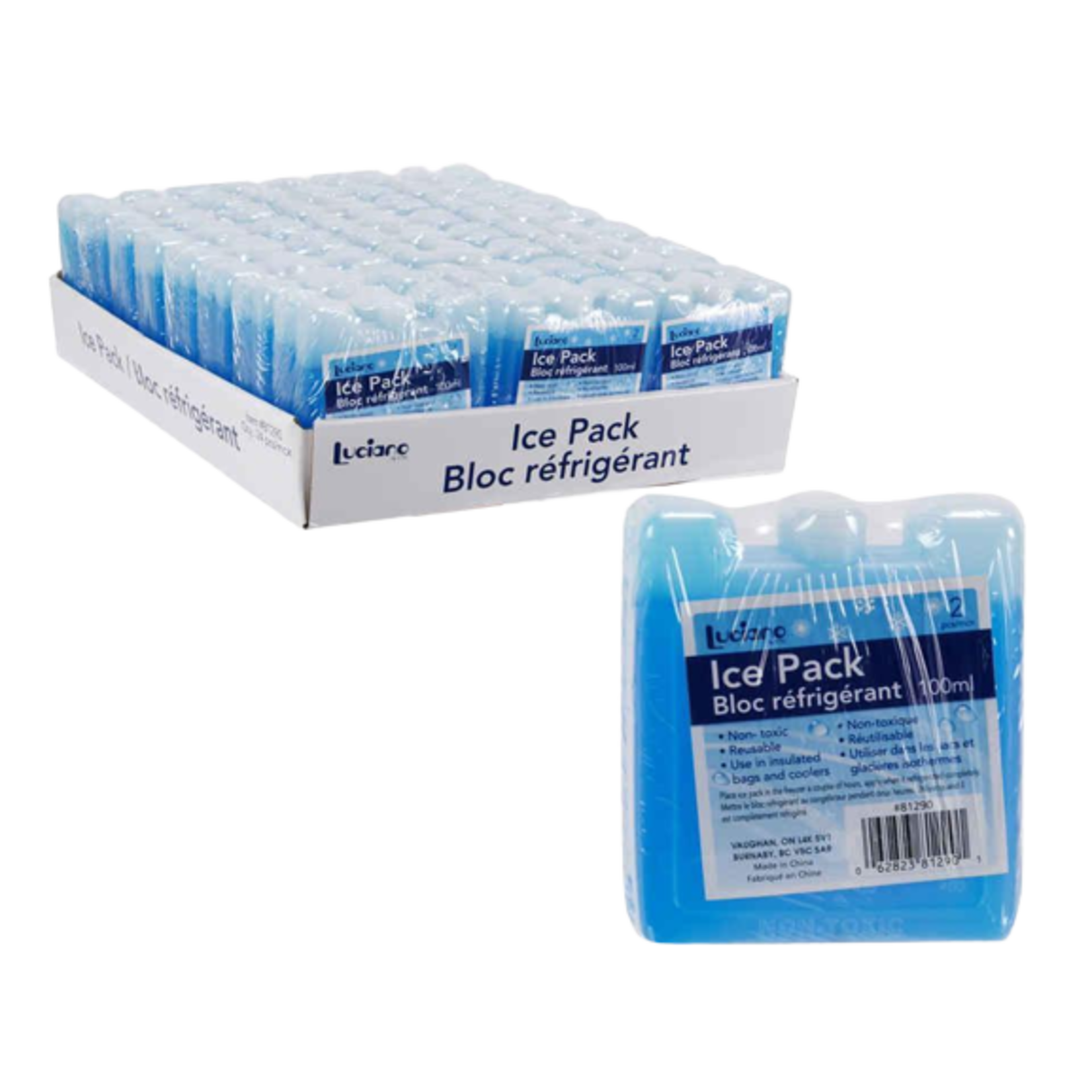 LUCIANO 2PK MINI ICE PACK BLUE GEL