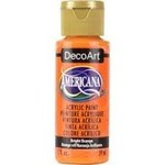 DECOART AMERICANA ACRYLIC PAINT -2 OZ - BRIGHT ORANGE