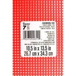 7MESH PLASTIC CANVAS CRAFT SHEET - RED