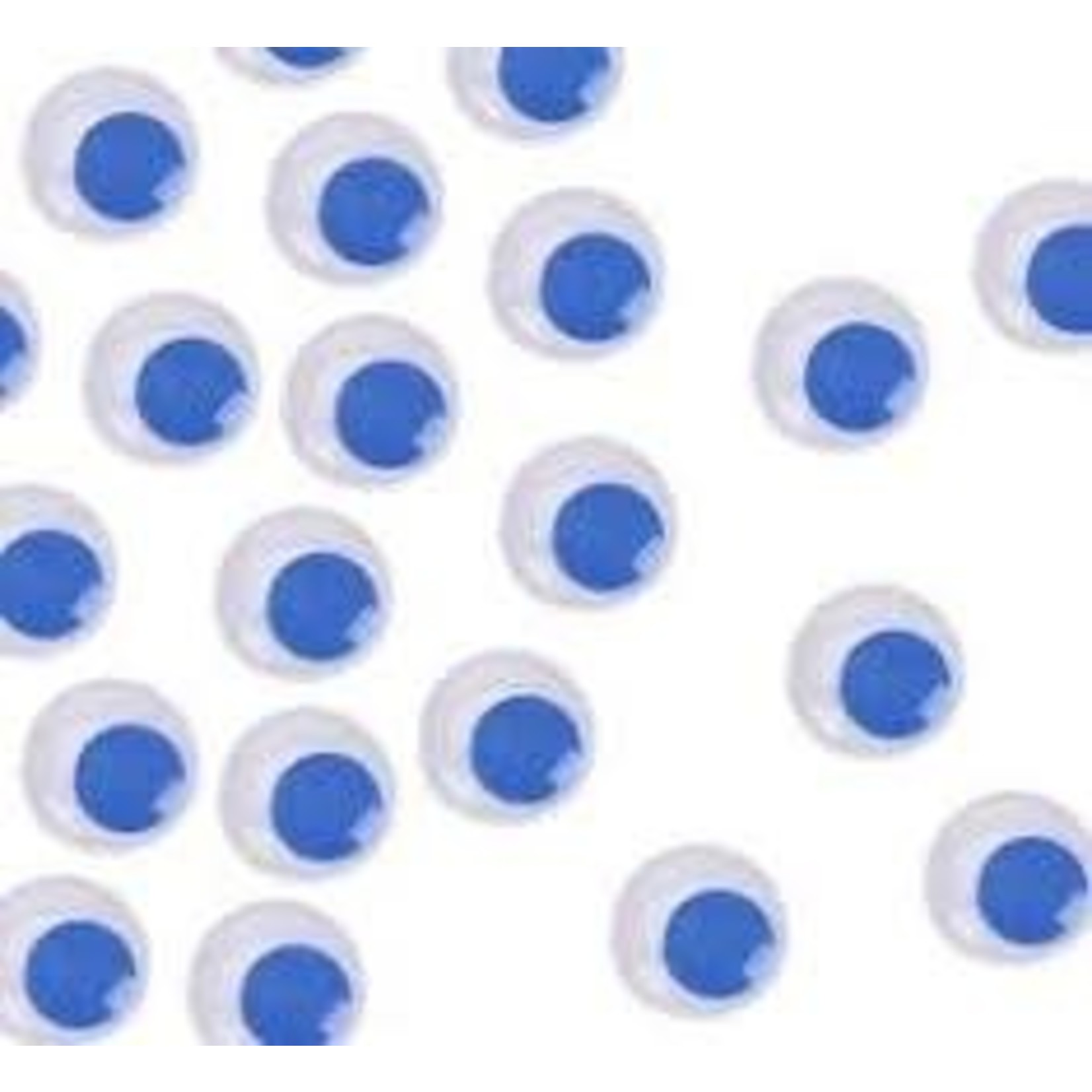 ROUND PASTE-ON WIGGLY EYES - 5MM - 28PK - BLUE
