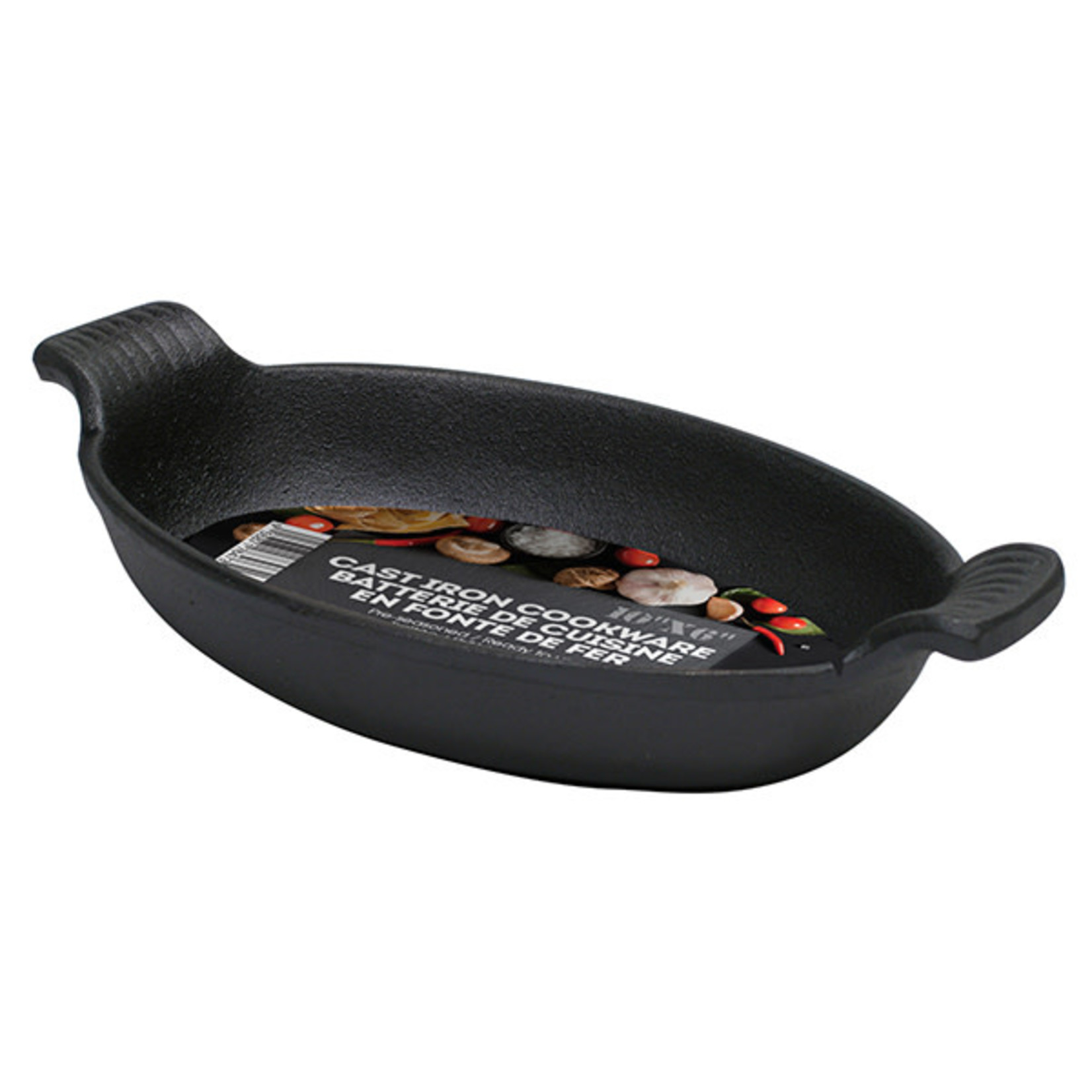 CAST IRON CASSEROLE PAN