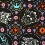 PRINTED FLEECE - STAR WARS - PER METER