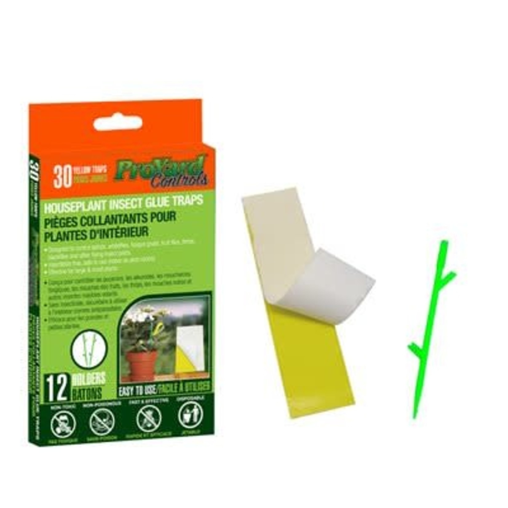 HOUSEPLANT INSECT GLUE TRAPS 30PK