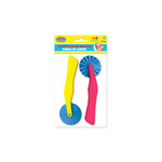 LIL' ARTIST CLAY-DOUGH TOOLS - HAND CUTTER WHEEL  2PCS  7.3"