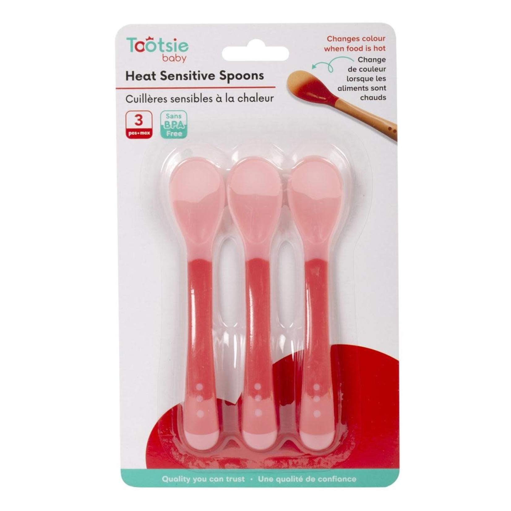 TOOTSIE BABY - 3PC HEAT SENSITIVE SPOONS