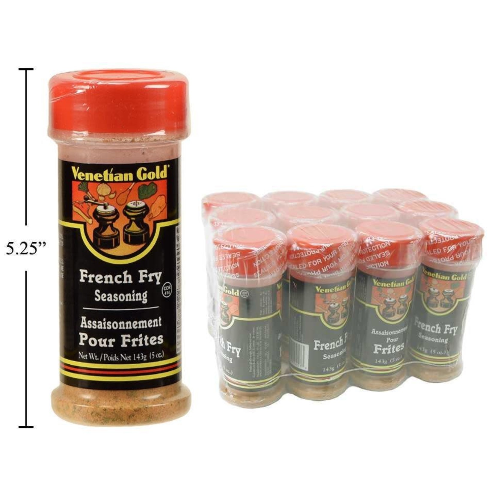 VENETIAN GOLD SPICES - FRENCH FRY SEASONING 143 g.