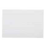 INDEX CARDS RULED FRONT 4'' X 6'' 60 PCS