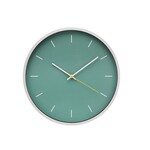 REYES 14'' WALL CLOCK TEAL AND SILVER