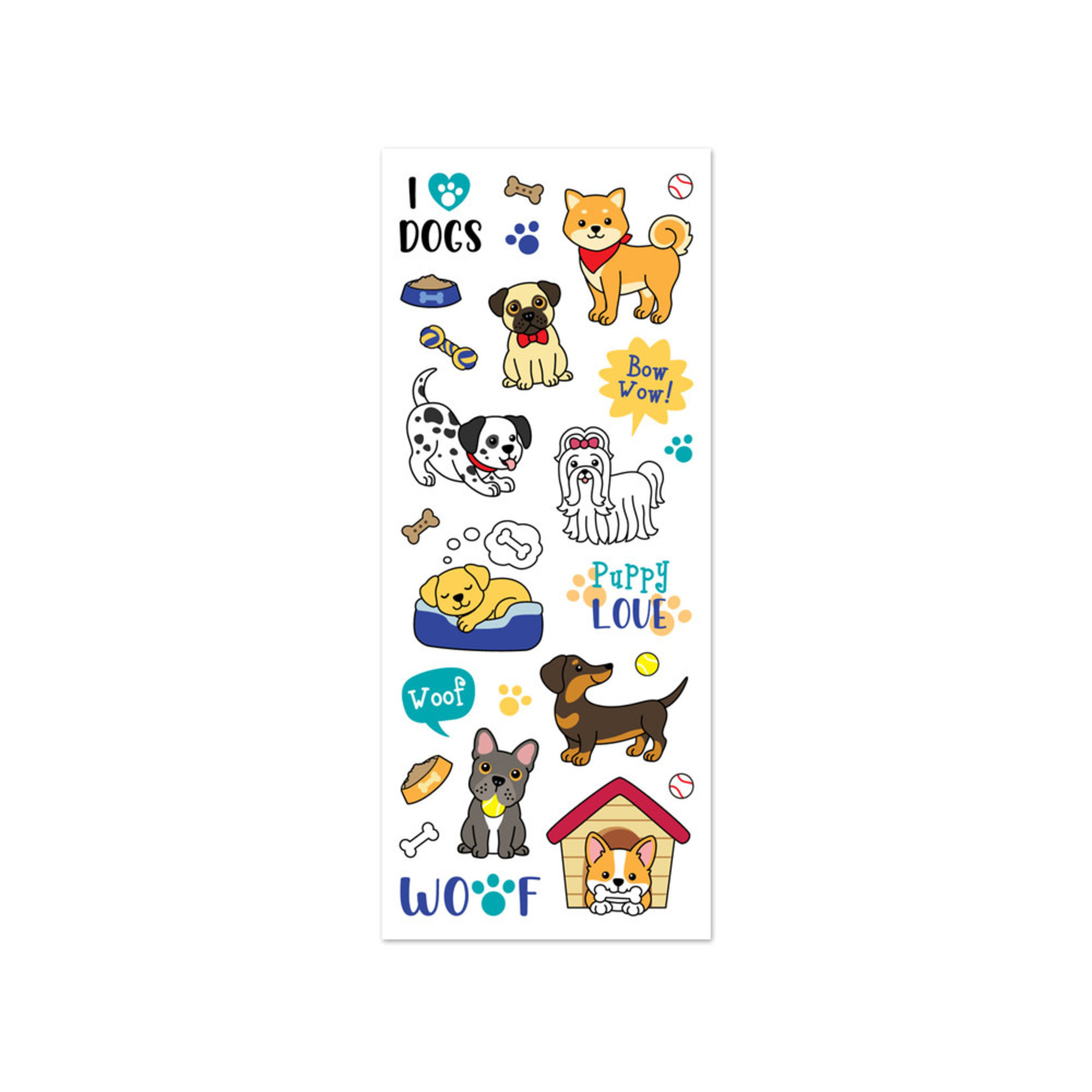 PAPER CRAFT STICKER: 5IN X12IN CLASSIC THEMES 'CLEAR' PHOTO SAFE 05) DOG LIFE