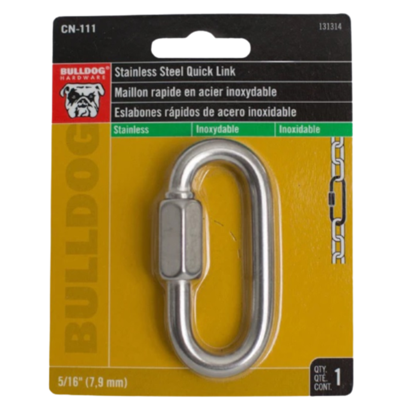 STAINLESS STEEL QUICK LINK 5/16