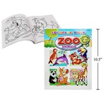 ZOO ANIMALS COLOURING BOOK