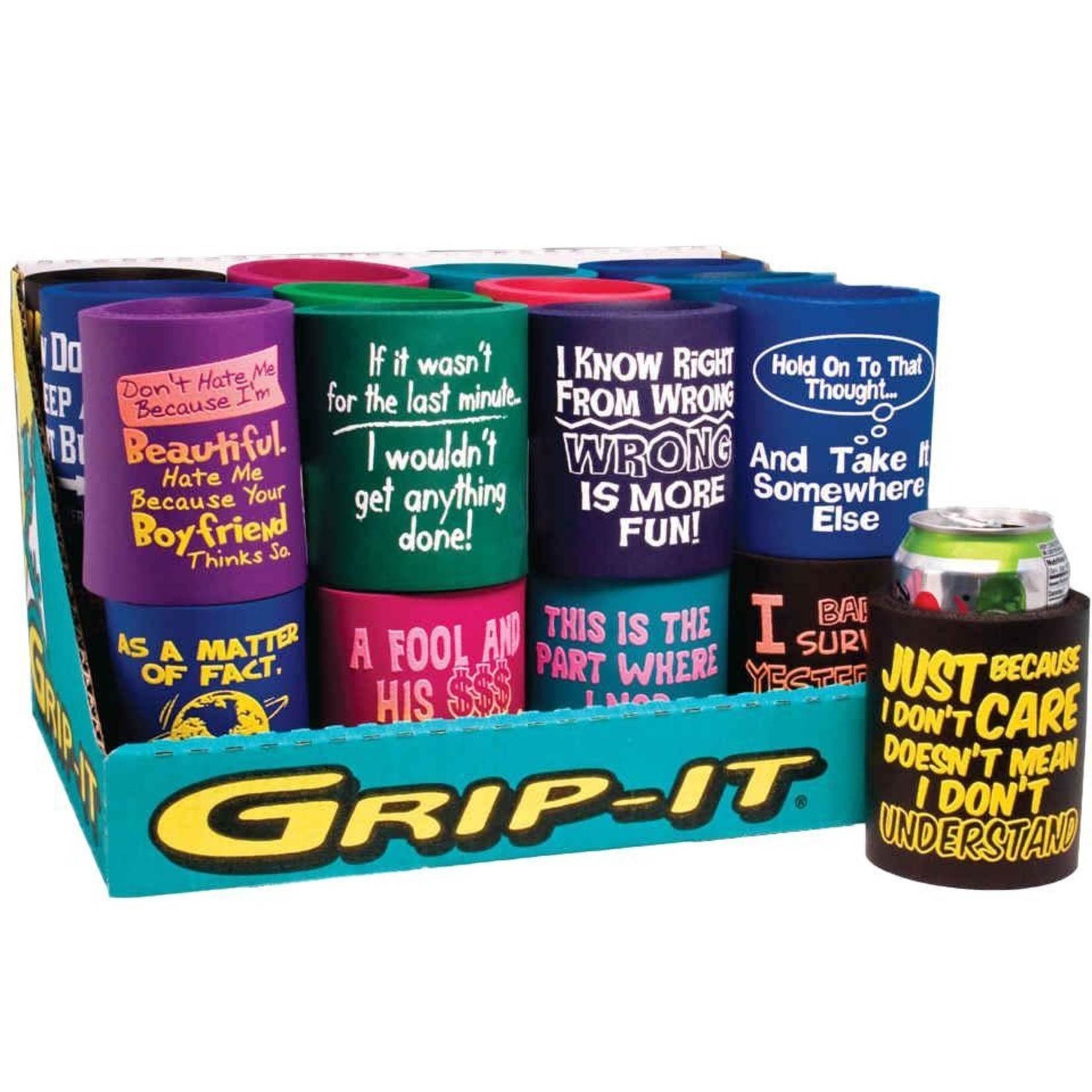 CAN COOLER GRIP-IT