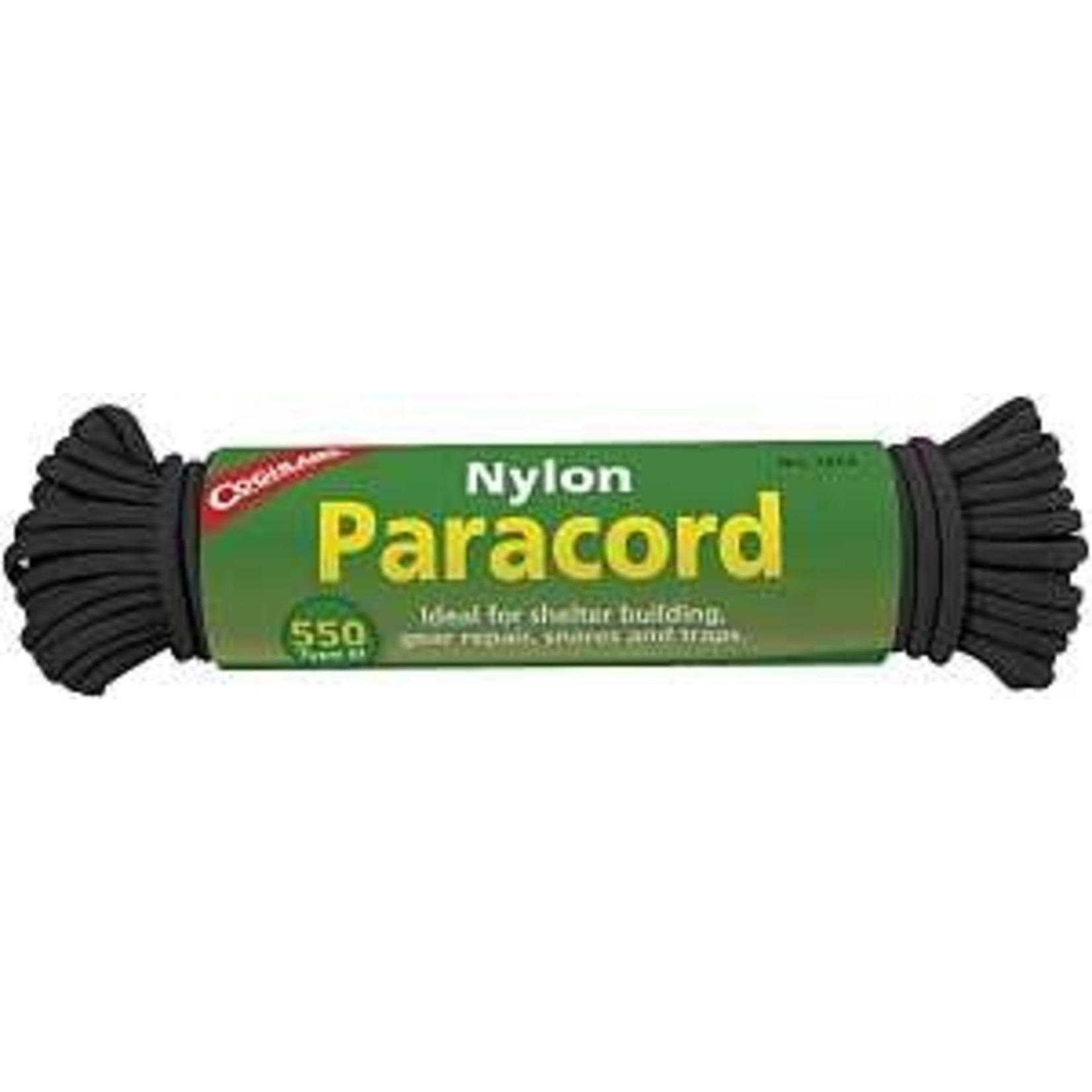 PARACORD, 50 FT, 100 LB WORKING LOAD, BLACK