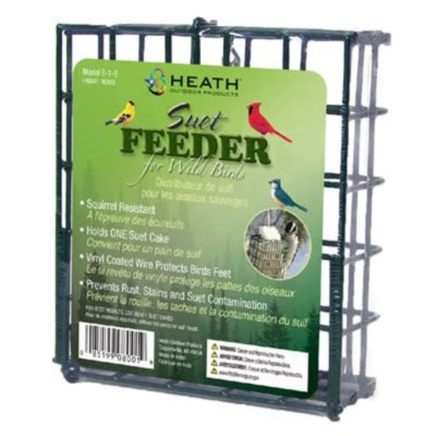 BIRD FEEDER CAGE WITH CHAIN FOR SUET CAKE SINGLE