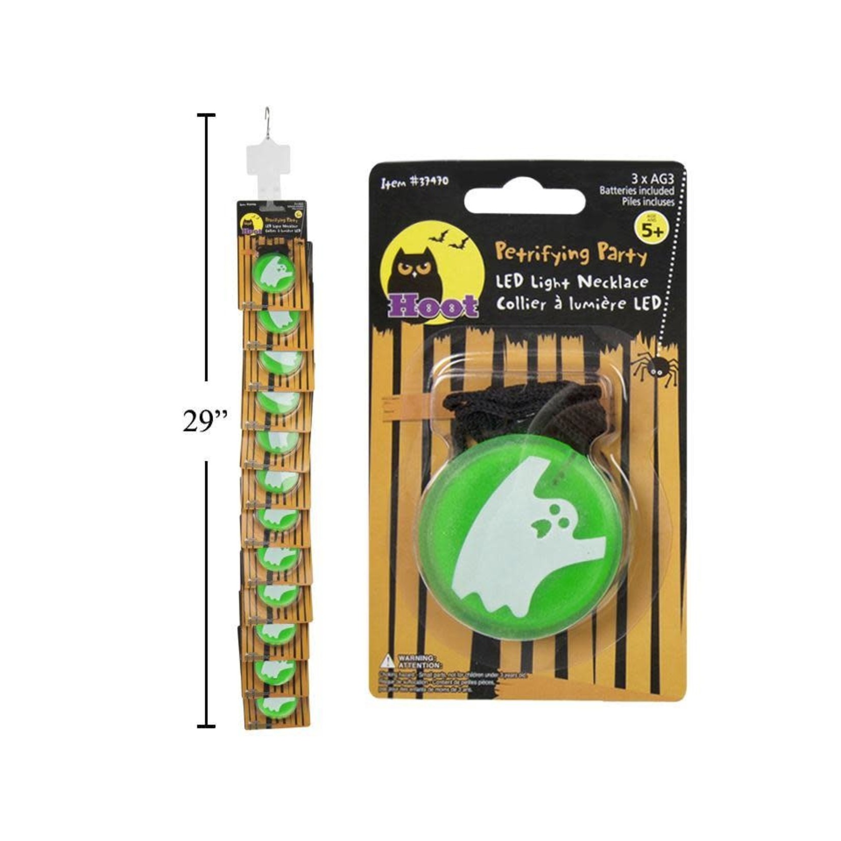 LED SAFETY NECKLACE HALLOWEEN