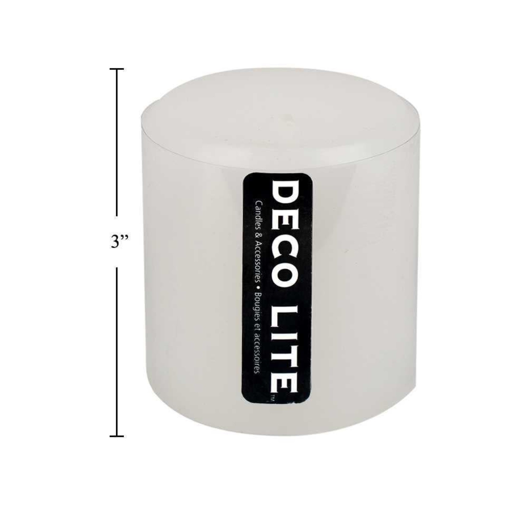 PILLAR CANDLE WHITE 3'' X 3''