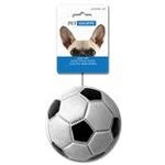 SQUEAKY DOG TOY SOCCER BALL