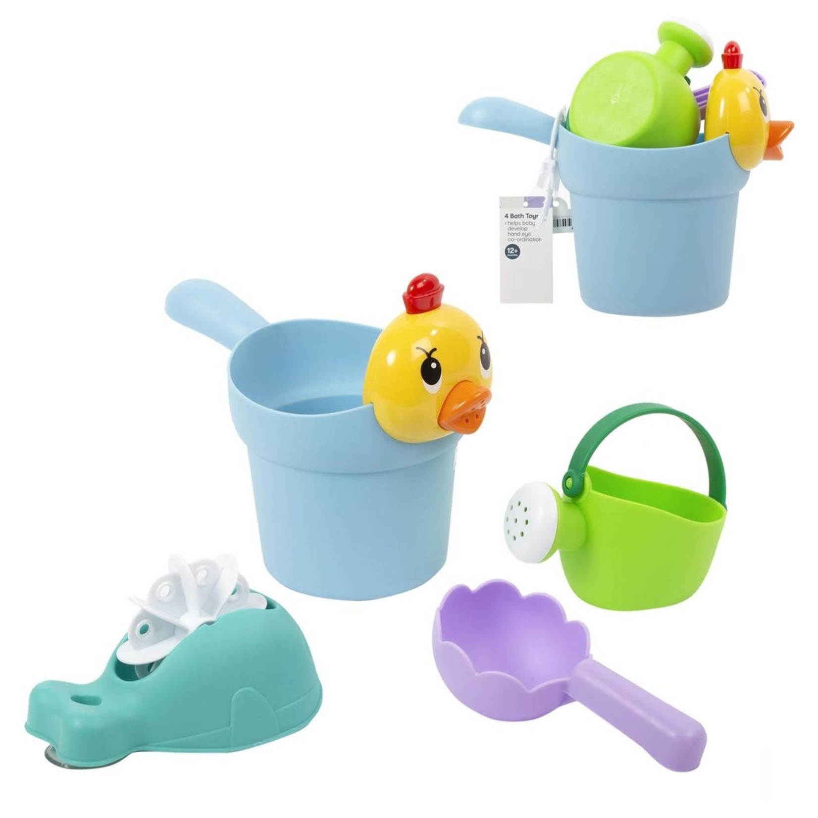 TOOTSIE BABY -  BATH SET - 4 PCS