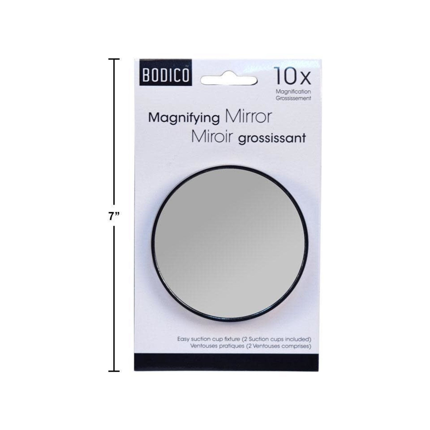 10X MIRROR WITH SUCTION CUP