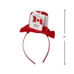 CANADA HEADBAND WITH MAPLE LEAF TOP HAT