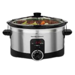 HAMILTON BEACH 6QT SLOW COOKER WITH SPOON