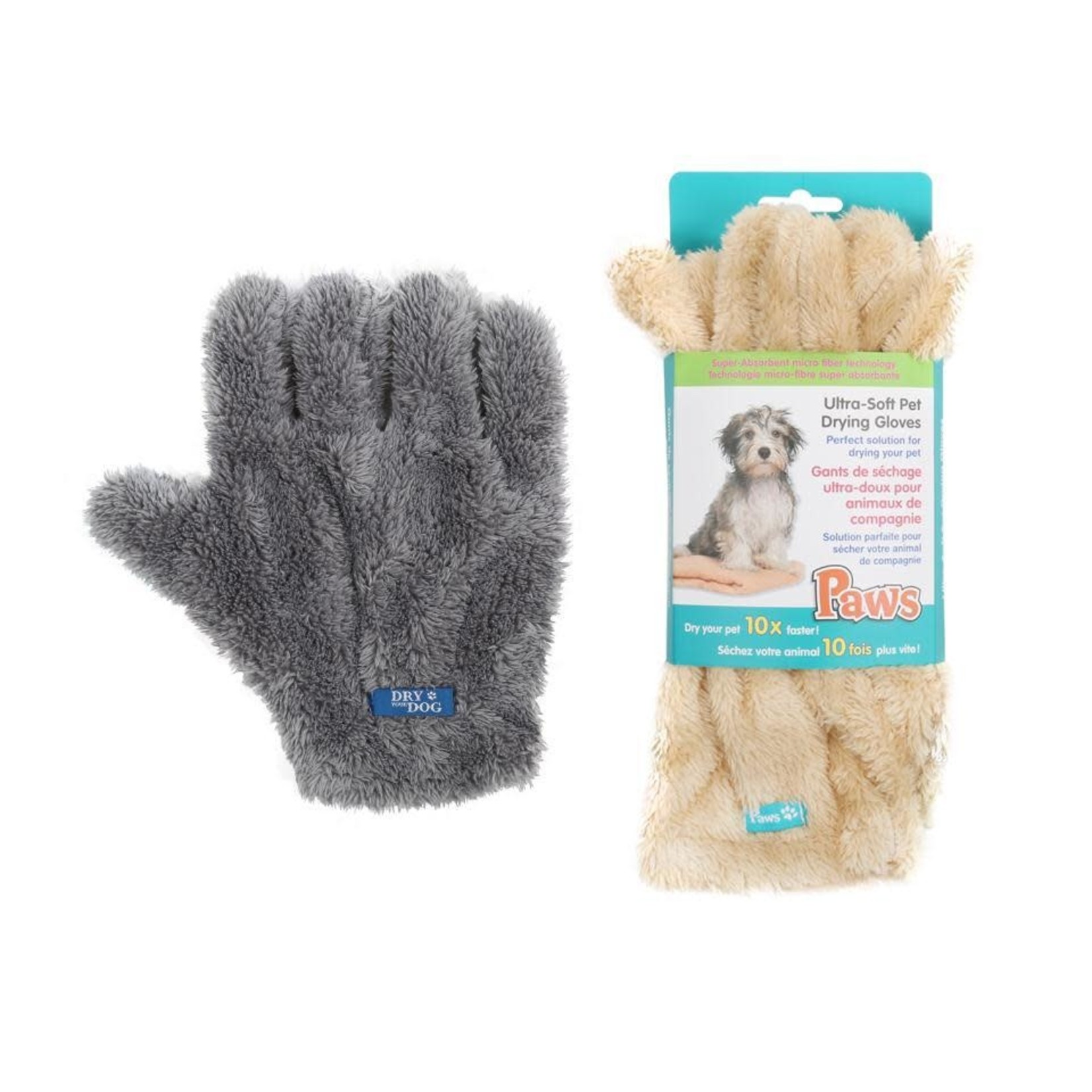 PAWS PET DRYING  GLOVES