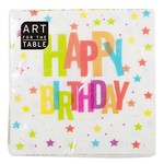 HAPPY BIRTHDAY 13X13INCH NAPKIN 20PC