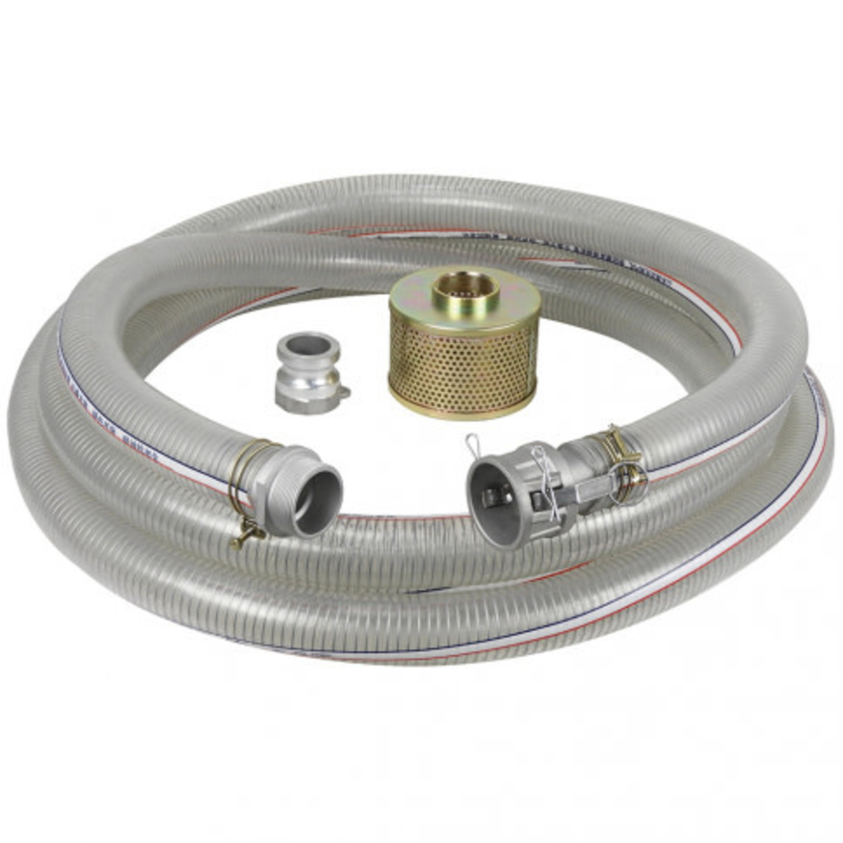 2" X 25' PVC SUCTION HOSE KIT FOR WATER PUMP