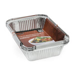 TAKE OUT CONTAINER FOLDED LIDS 2 LB, 6 PCS  - SINGLE