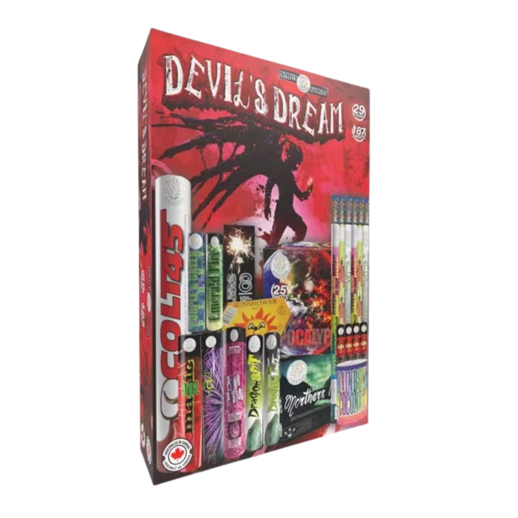 DEVIL'S DREAM FIREWORKS 187 SHOTS