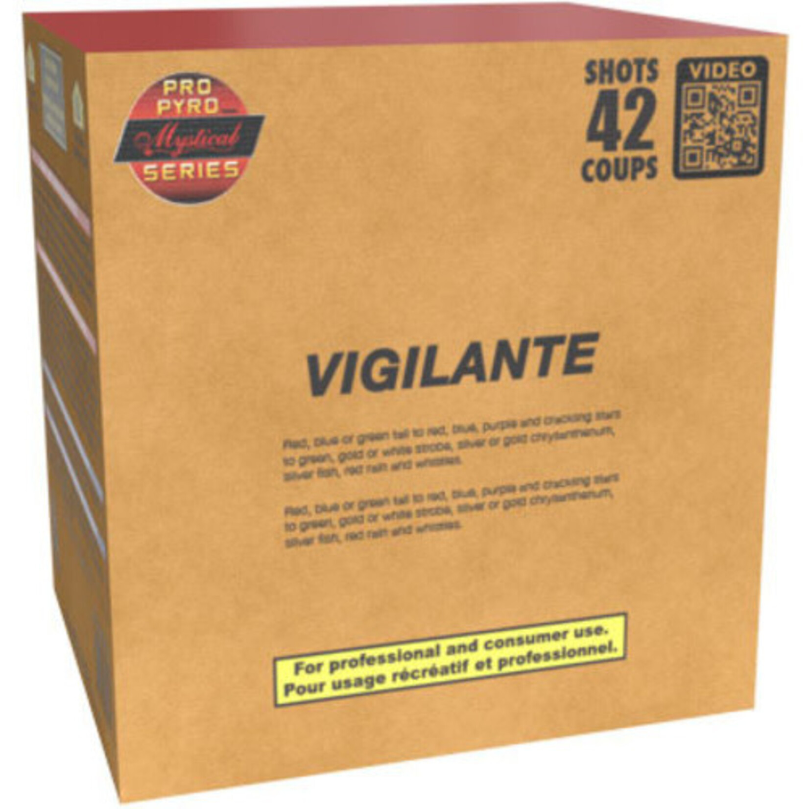 PRO PYRO SERIES VIGILANTE 42 SHOTS