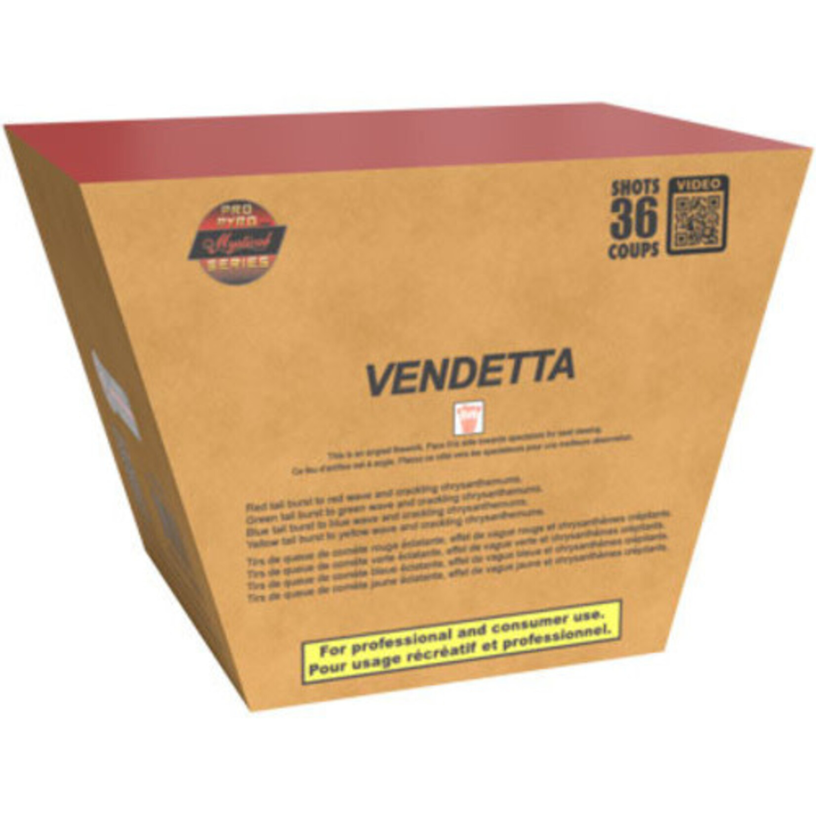 PRO PYRO SERIES VENDETTA 36 SHOTS