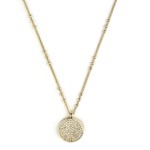 Rhinestone Coin Necklace 3pcs/$2ea