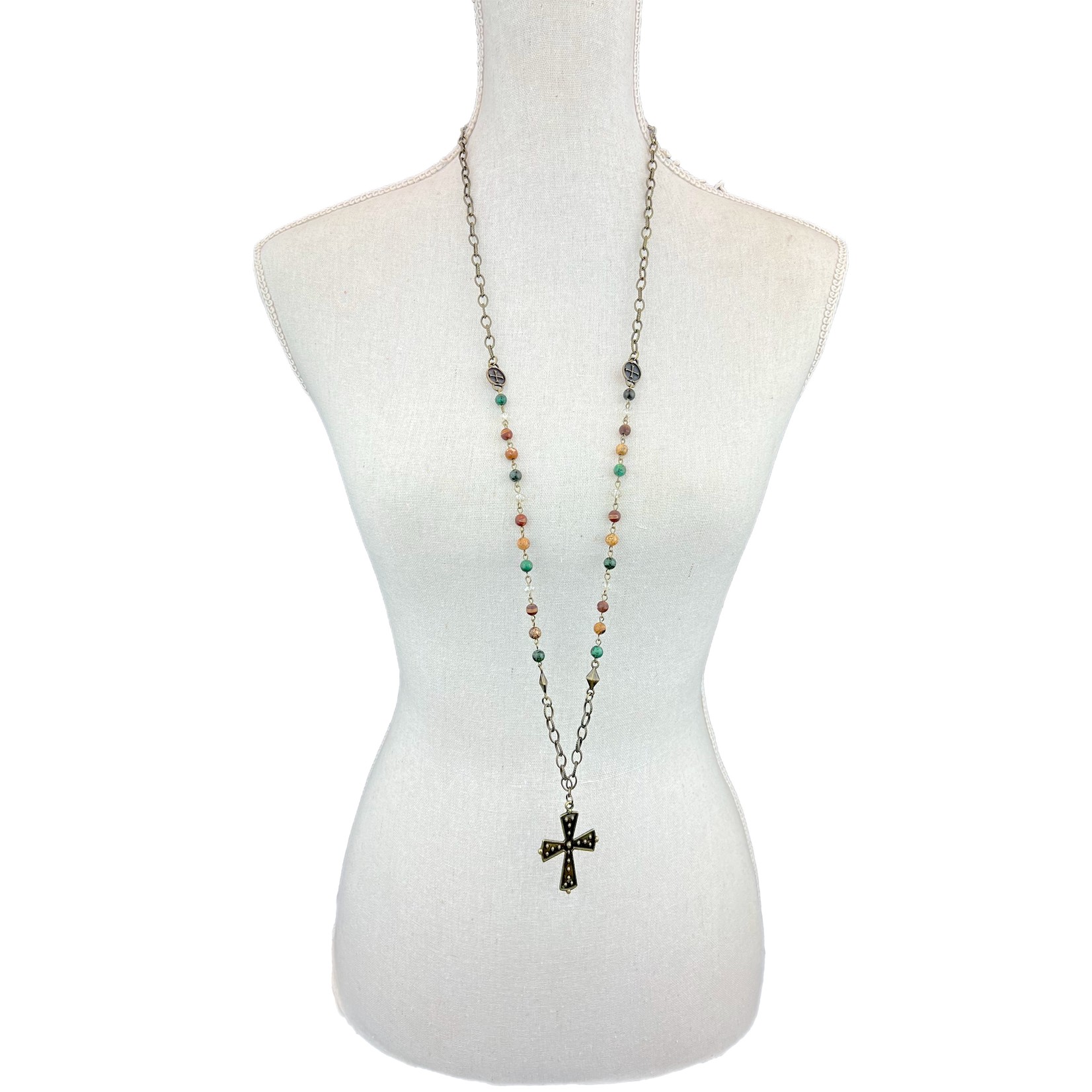 Long Cross Necklace 3pcs/$2ea