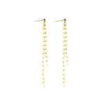 Gold Chain Tassel Earrings 1pc/$6ea *3pcs/$4.50ea *6pcs/$3ea