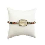 Square Crystal Beaded Bracelet 3pcs/$2ea